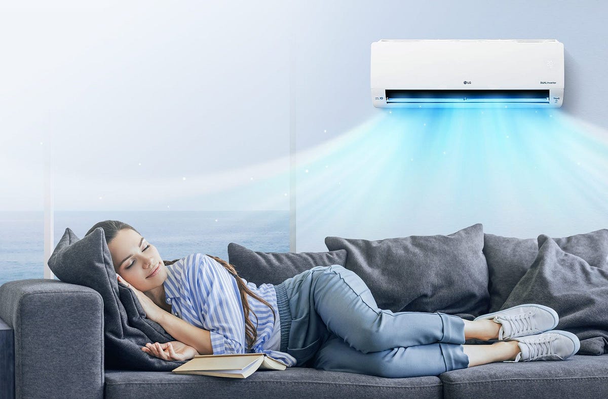 Can a ductless minisplit air conditioner be used in a home with a