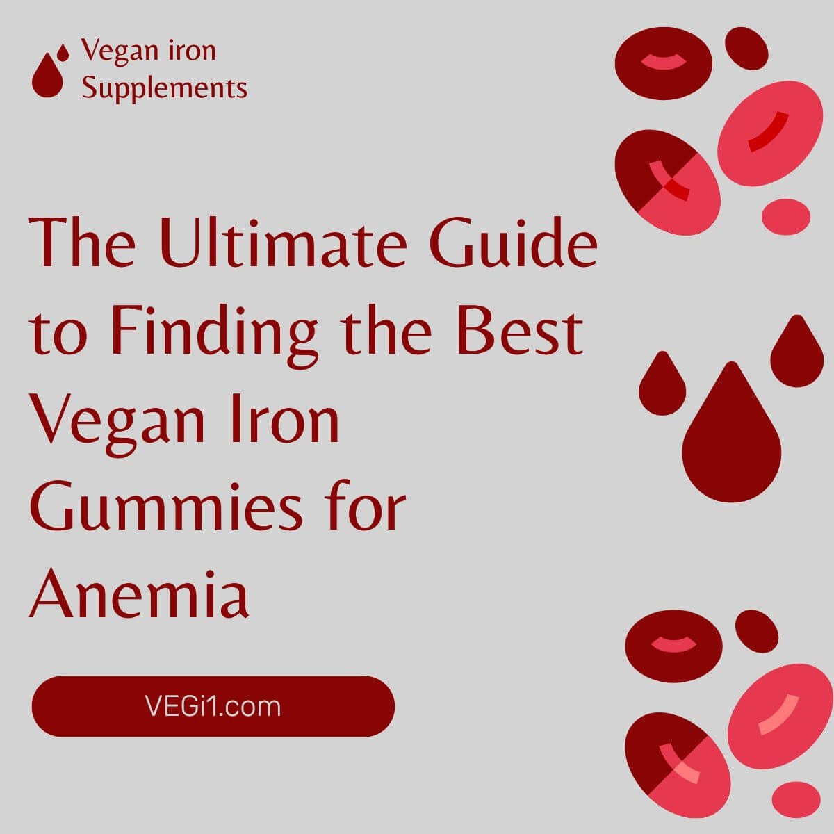 Boost Your Iron Levels with Best Vegan Iron Gummies by 🌱VEGi1