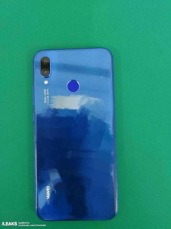 Huawei Released Blue Version of P20 Lite with Notch and Jaw in Screen | by  Pandaily | Medium