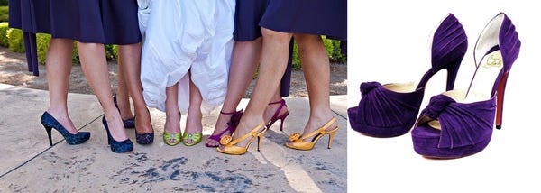 How to select the best shoes for bridesmaid gowns | by Niki Sin | Medium