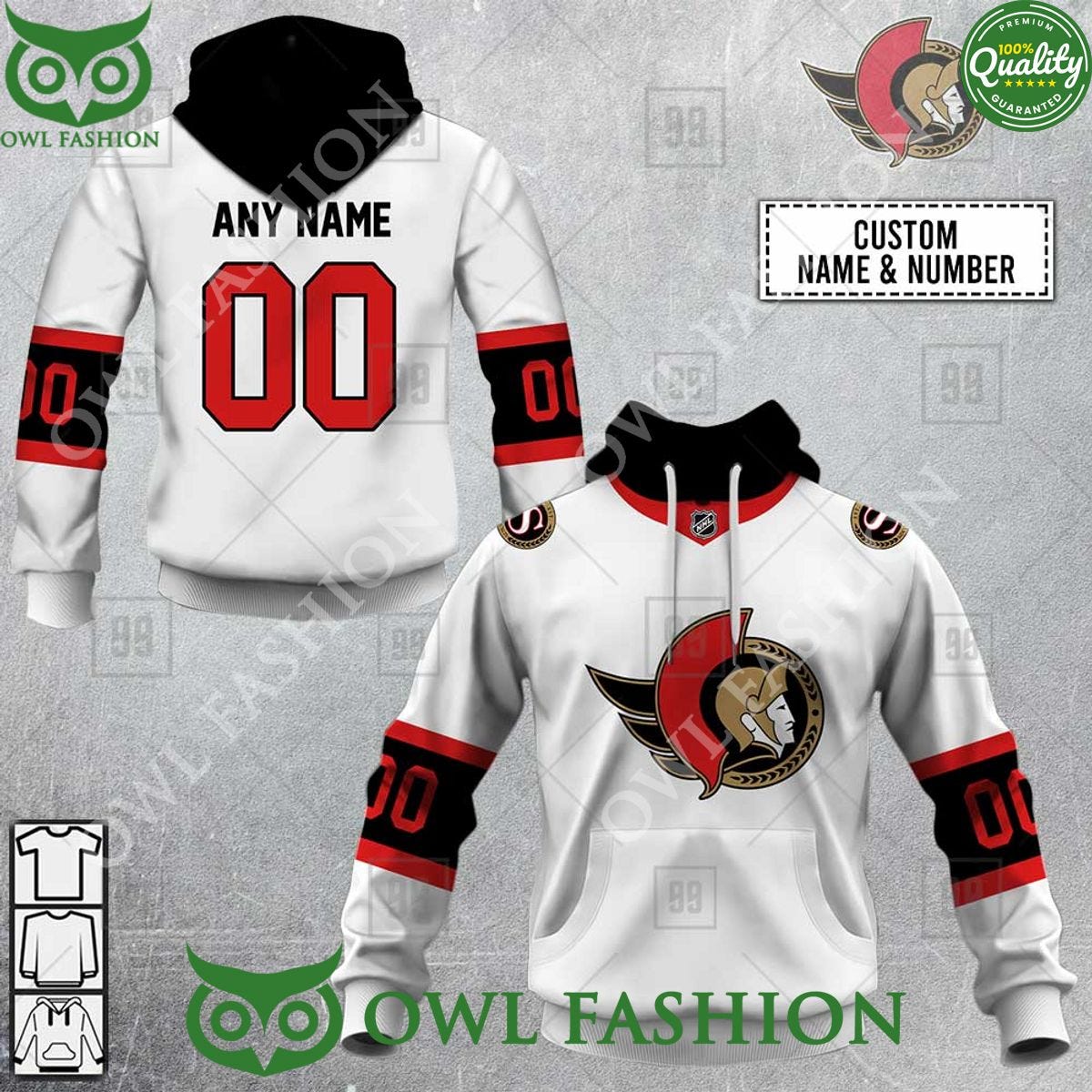 The Allure of NHL Ice Hockey Team Away Jerseys by Shop Owl Fashion