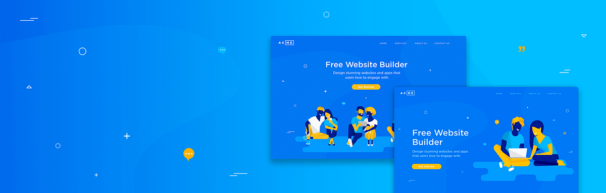 How to design a hero image website with Justinmind | by Justinmind | Medium