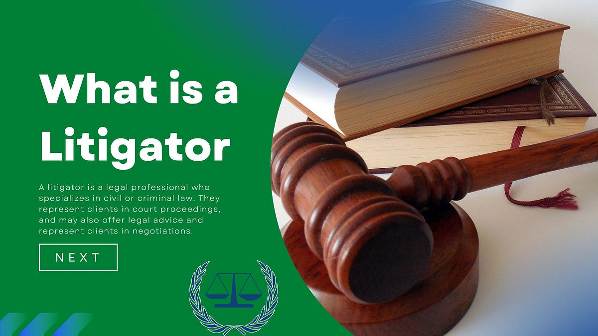 What is a litigator ?. What is a litigator by Leelavatidevigzp Medium