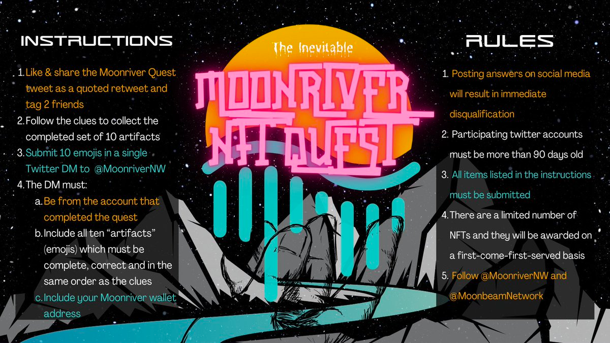 Moonriver NFT Quest正式开始！猜谜赢NFT啦！ Moonbeam 中文 Medium