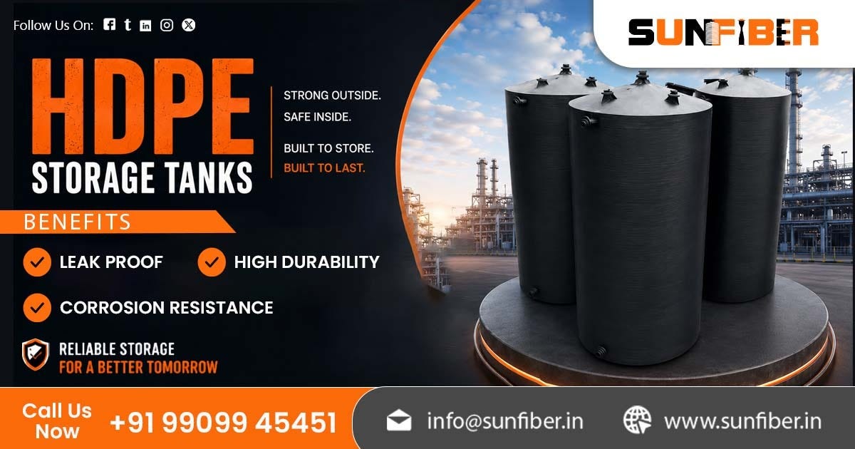 Heavy-Duty HDPE Storage Tanks In India