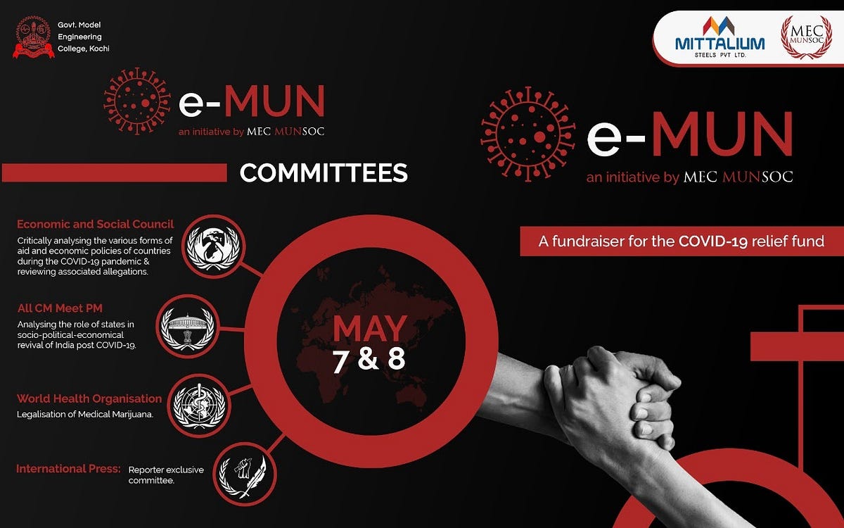 e-MUN: A(not so)brief overview. When the MEC MUN Society instagram page… |  by Aswathy S | MUNner's Daily | Medium
