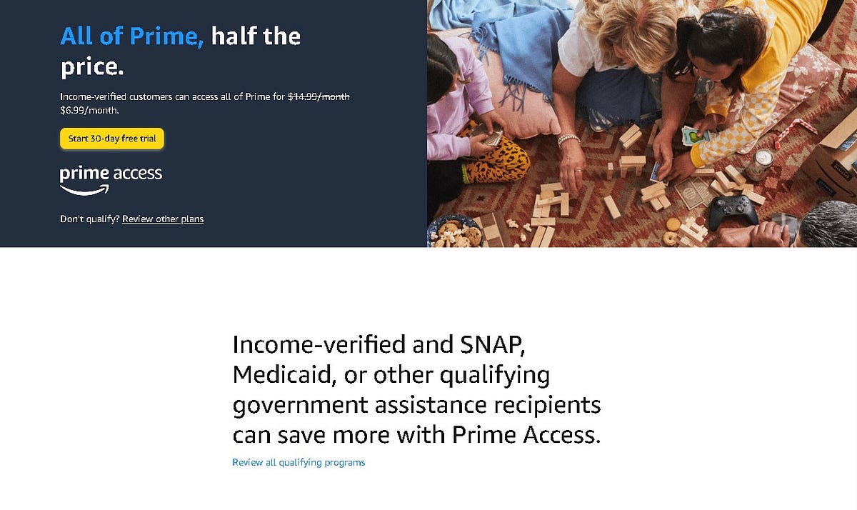 How do I get an Amazon Prime half price? by Soldeland Jan, 2024