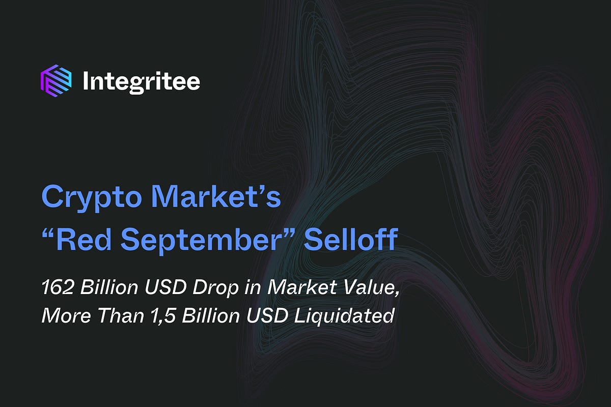 Crypto Market’s “Red September” Selloff: 162 Billion USD Drop in Market Value, More Than 1,5…