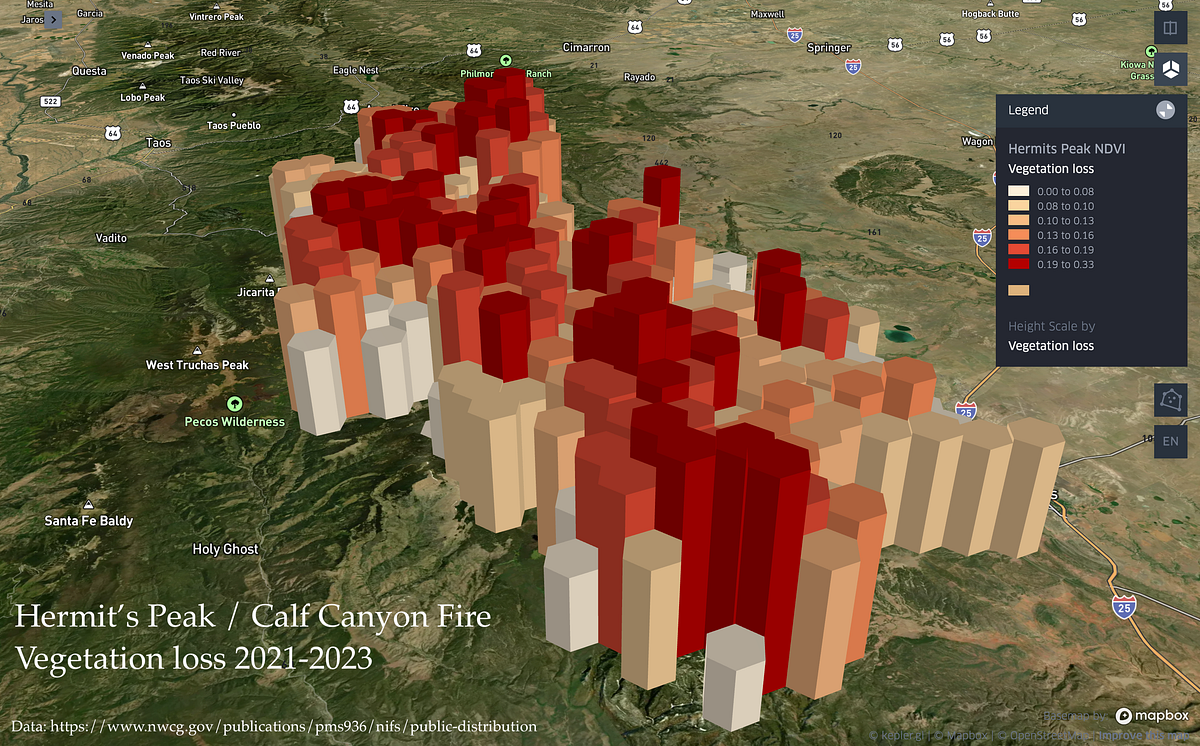 Create an Extruded Polygon Map with Kepler.gl and Google Earth Engine ...