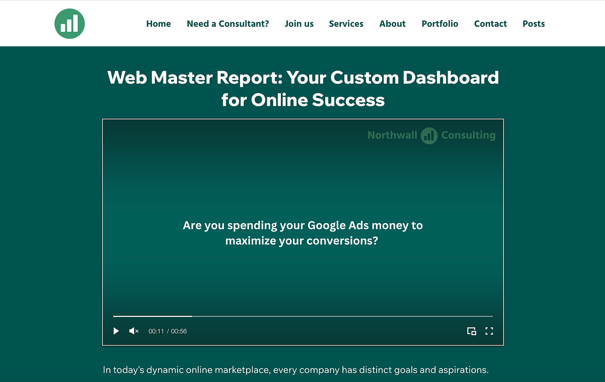 Web Master Report: Your Custom Dashboard for Online Success | by ...