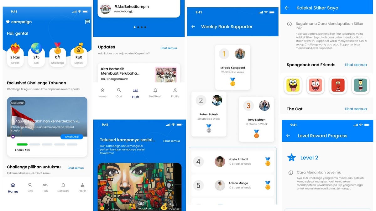 UX Case Study | Gamification Pada Campaign.com | by Bint | Medium