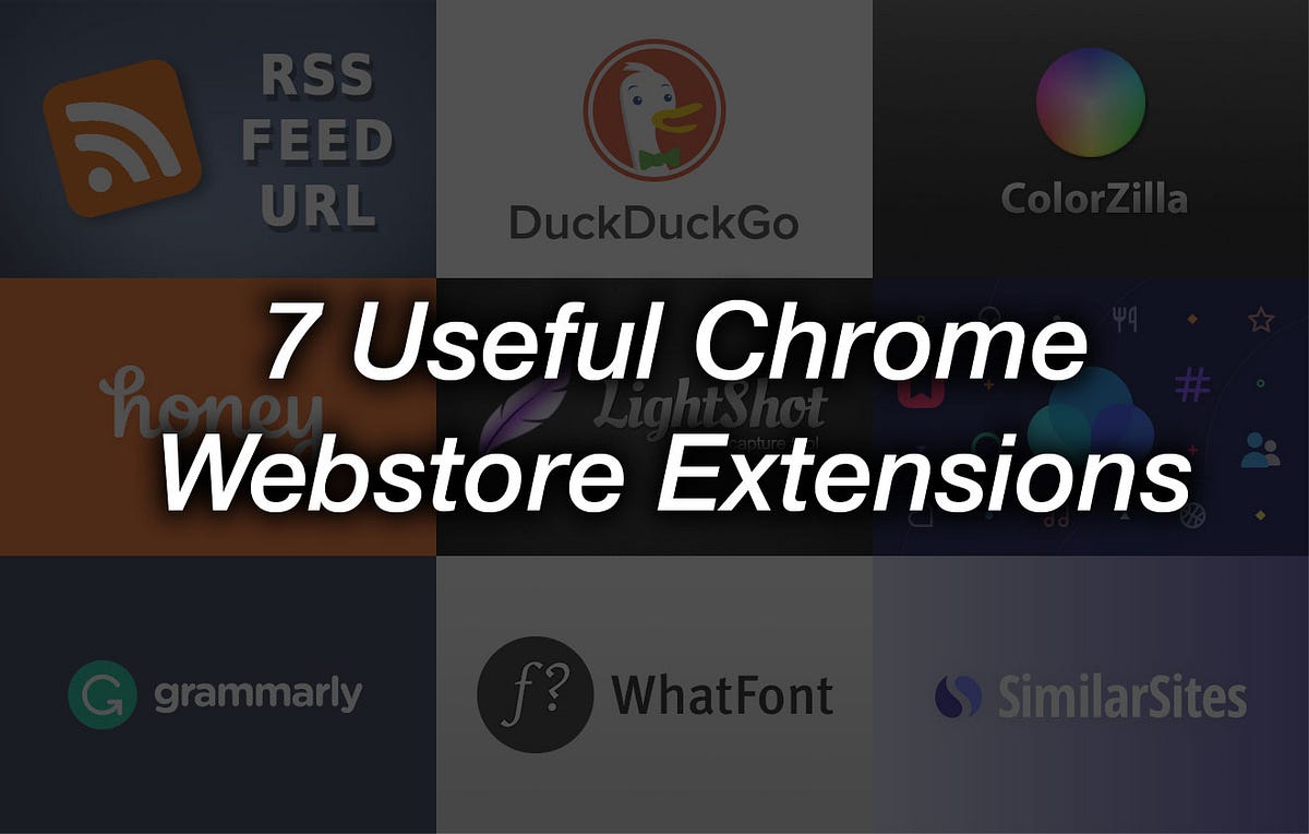 7 Useful Google Chrome Browser Extensions (FREE) | by Cody Box | Medium