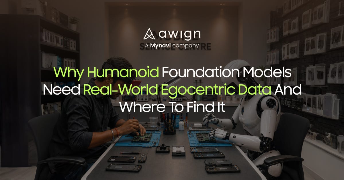 Why Humanoid Foundation Models Need Real-World Egocentric Data