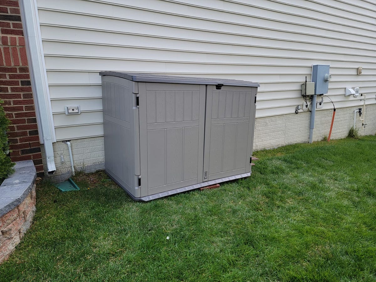 Assembly for Craftsman Large Horizontal Storage Shed with Local Motion