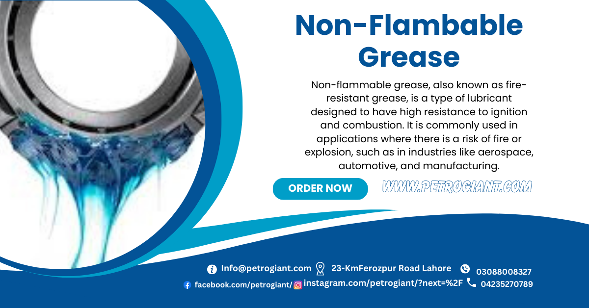 NonFlammable Grease Petrogiant Lubricant Medium