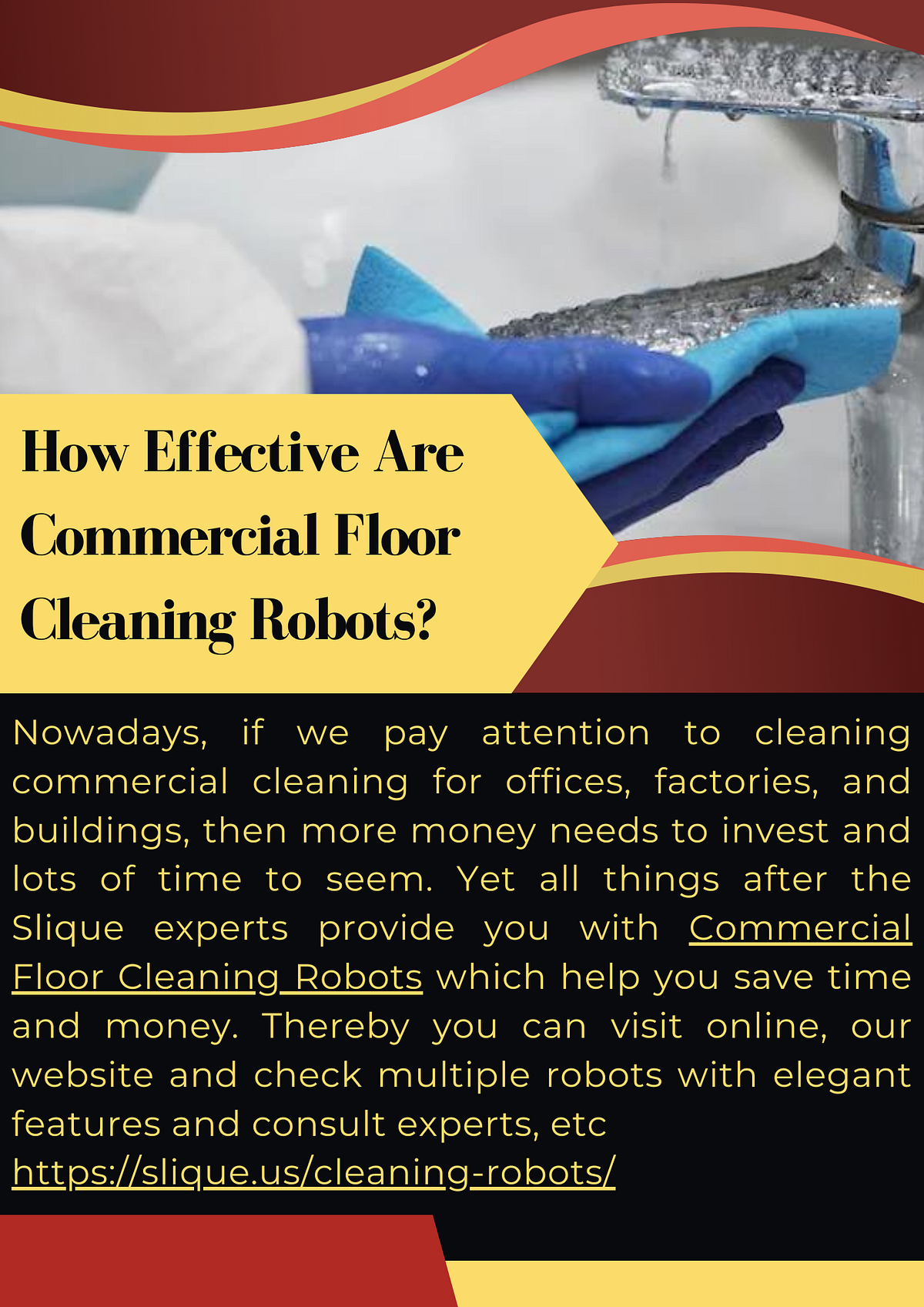 How Effective Are Commercial Floor Cleaning Robots? SliQue Robotics
