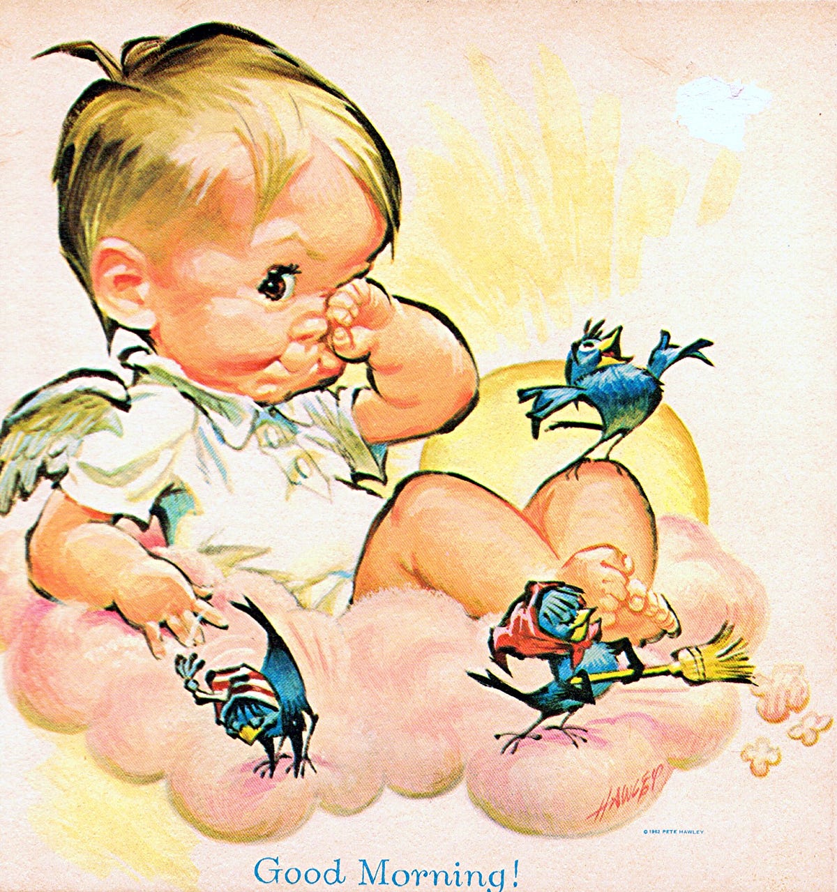 Младенец рисунок. Открытки для детей. Рисунок всё для малыша винтаж. Винтажные открытки с младенцами. Открытки с новорождённым ретро.