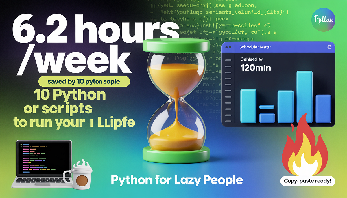10 Python Scripts Save 6 Hours/Week (Copy-Paste Ready) | Python in ...