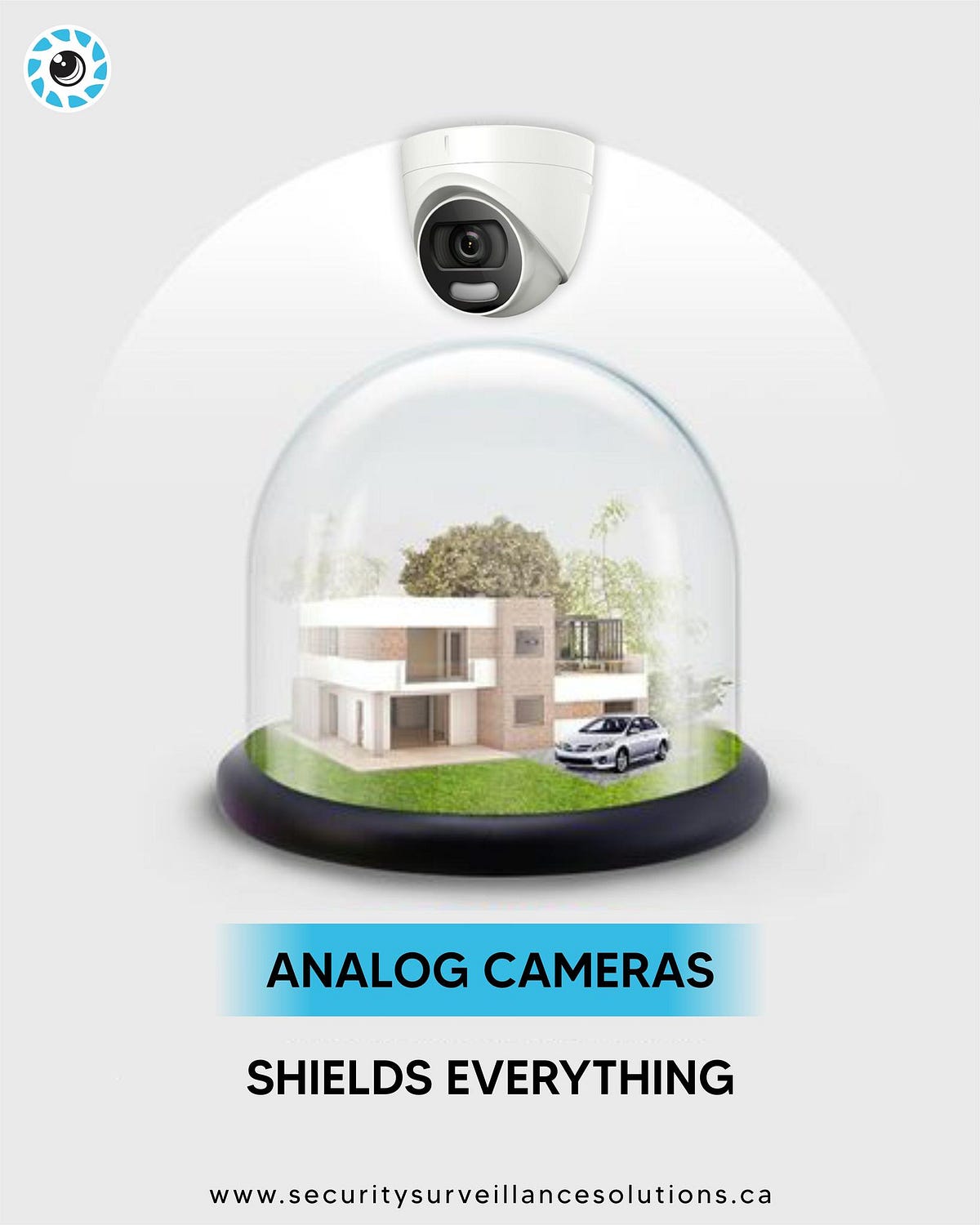 Analog Camera Shields Everything Security Surveillance Solution Medium