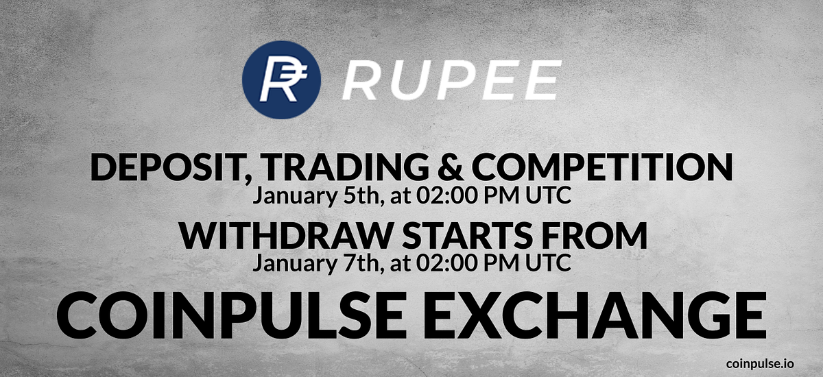 💥💥 CoinPulse Rupee (RUP Trading Competition 💥💥 | by Coinpulse | Medium