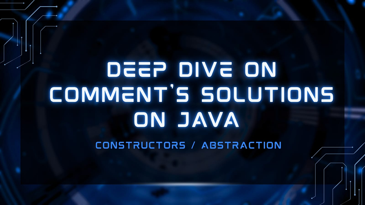 Deep Dive: Can We Synchronize Constructors or Make Abstract Class ...
