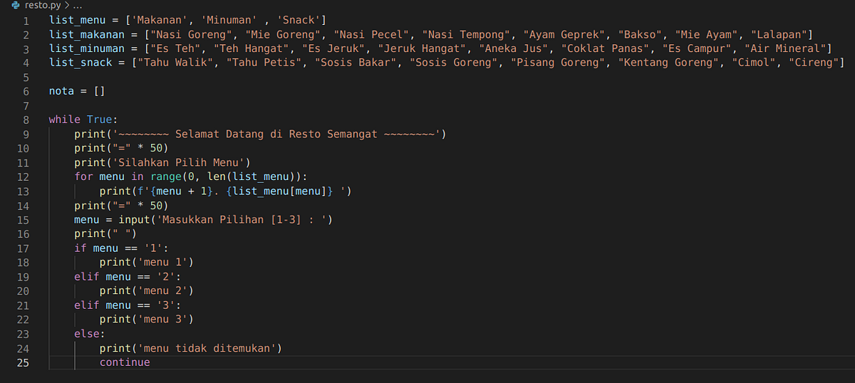 Tutorial Membuat Aplikasi Kasir Sederhana di Python | by Monicha ...