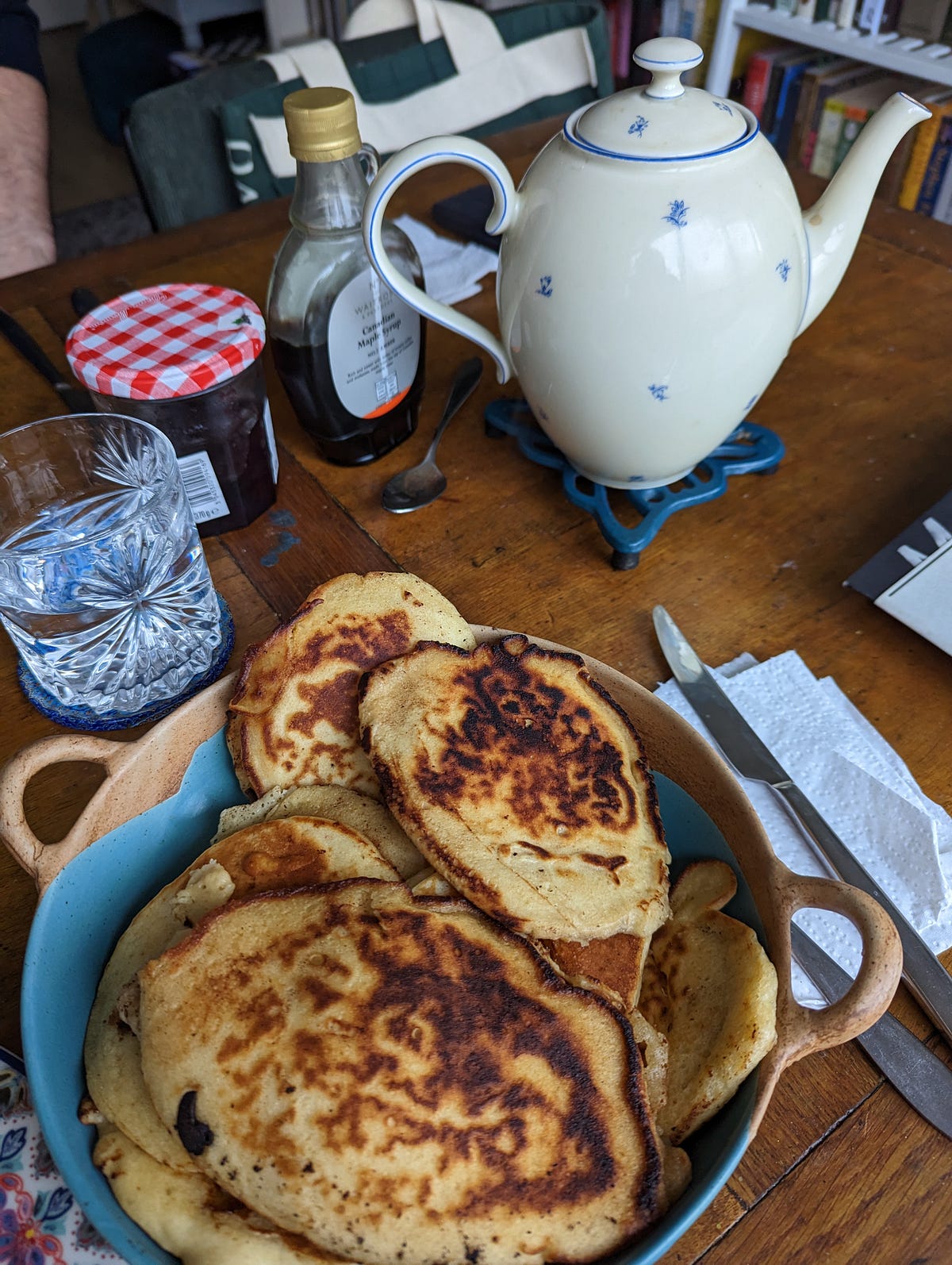 American pancakes. Recipe originally from BBC Good Food. by Richard