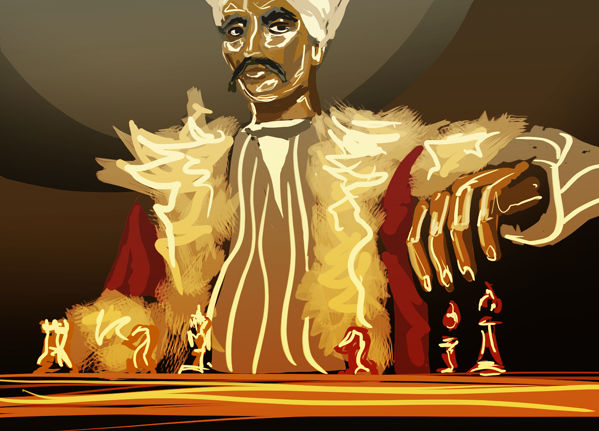 Machine or Mechanical Turk?. This contraption was a large box with a