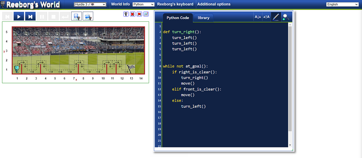 Unleashing the Power of Python Coding with Reeborg’s World | by Jatila ...