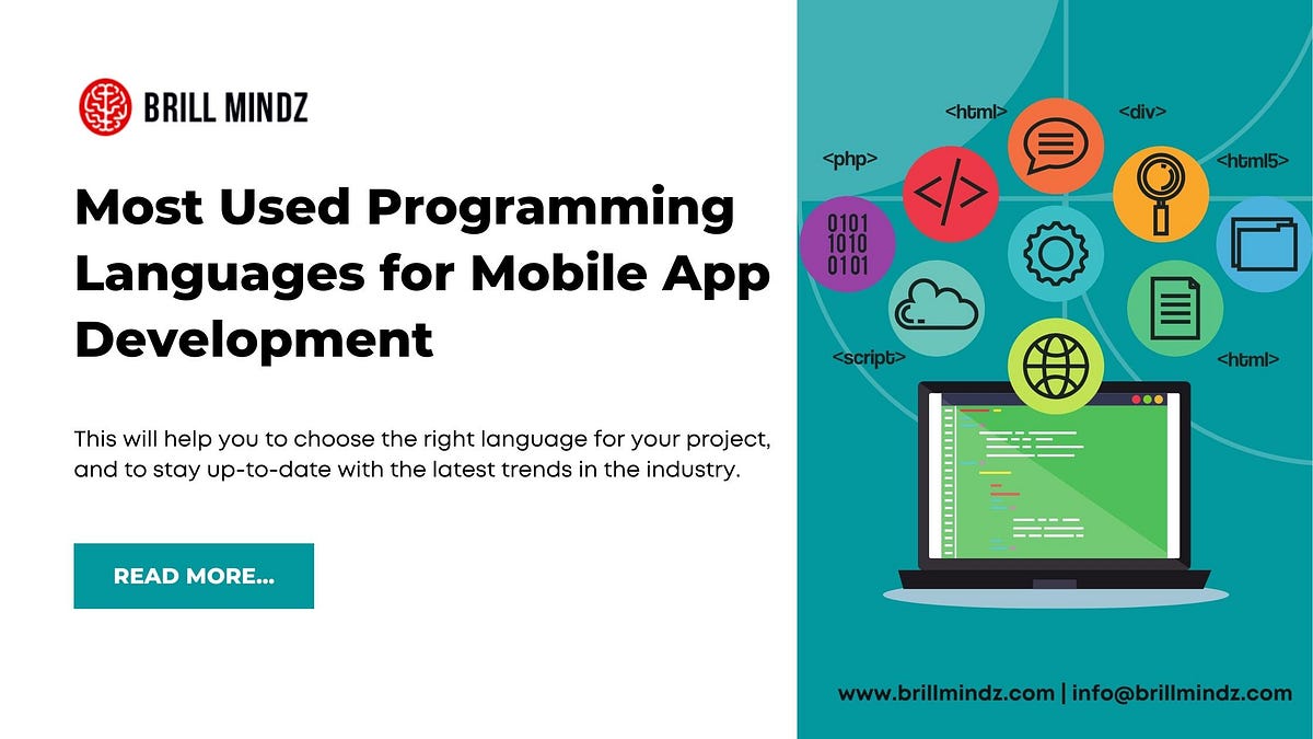 The Most Used Programming Languages for Mobile App Development: Brill ...