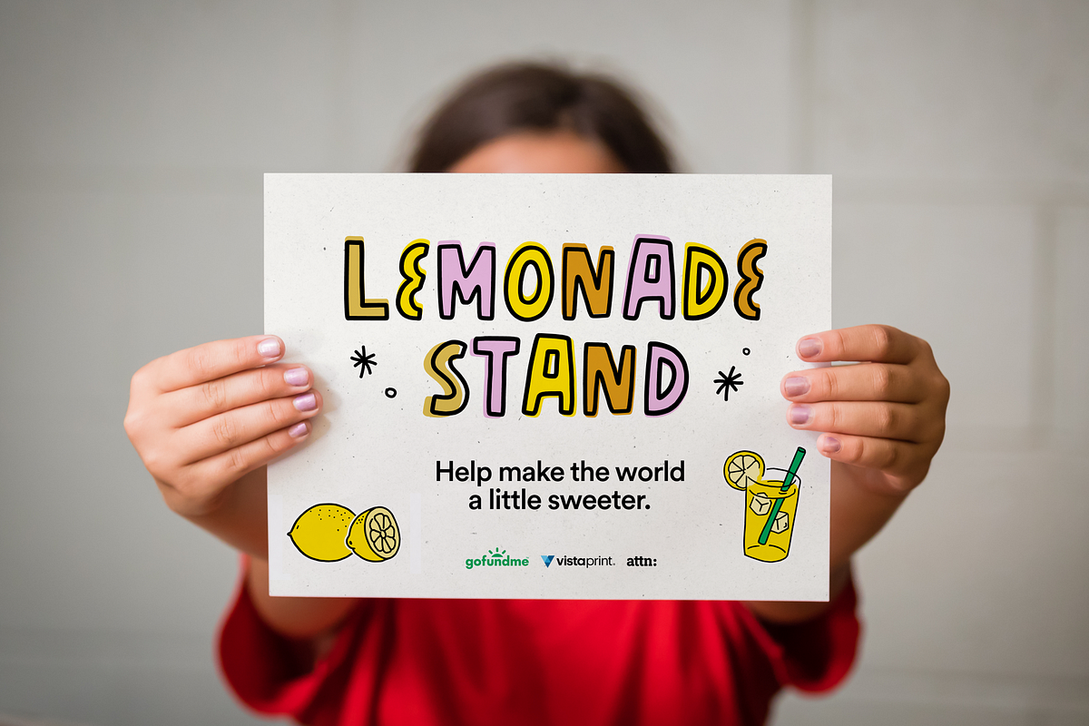 Host a lemonade stand. Have fun, do good. | by GoFundMe | GoFundMe