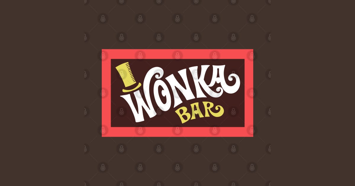 Wonka Chocolate Bar. The allure of Wonka Bars extends beyond… by