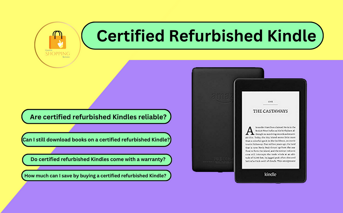 Certified Refurbished Kindle: A great Way to Enjoy Reading | by Sunnahagro  | Medium