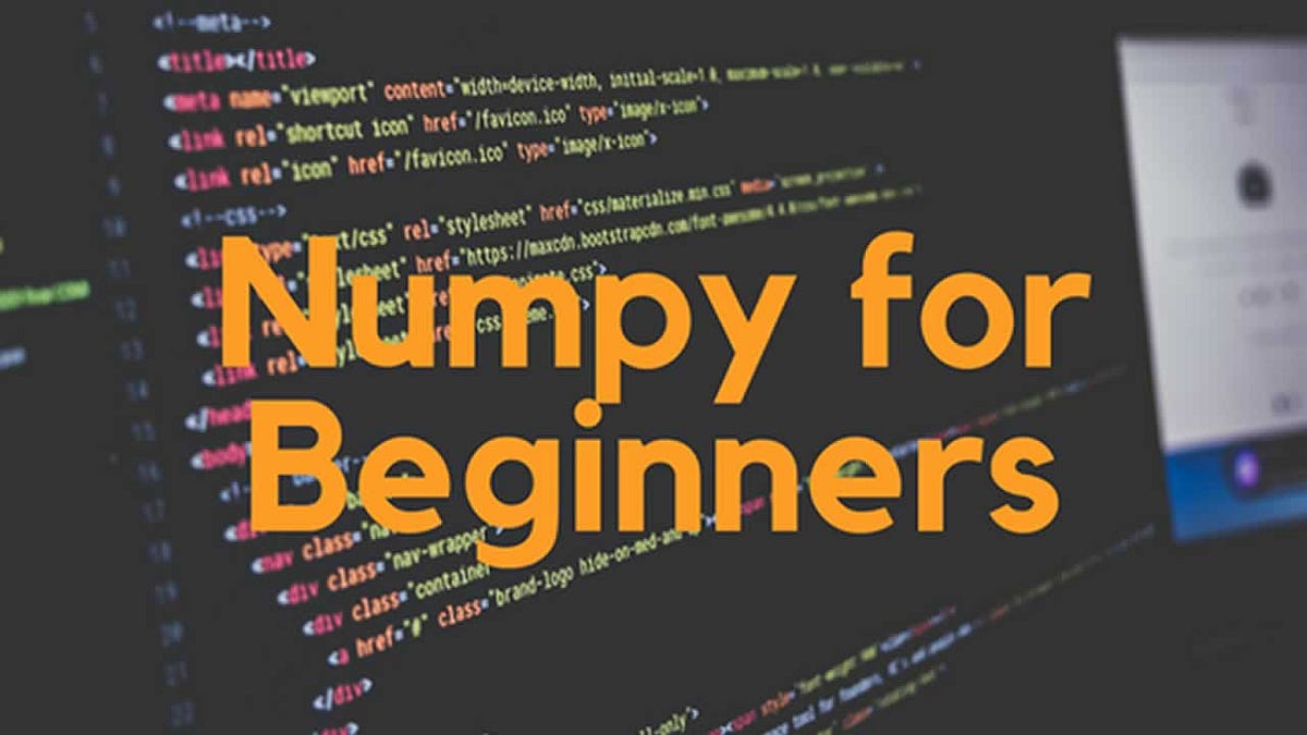 Numpy For Beginners:. what is Numpy? | by Sarthak Awasthi | Analytics ...