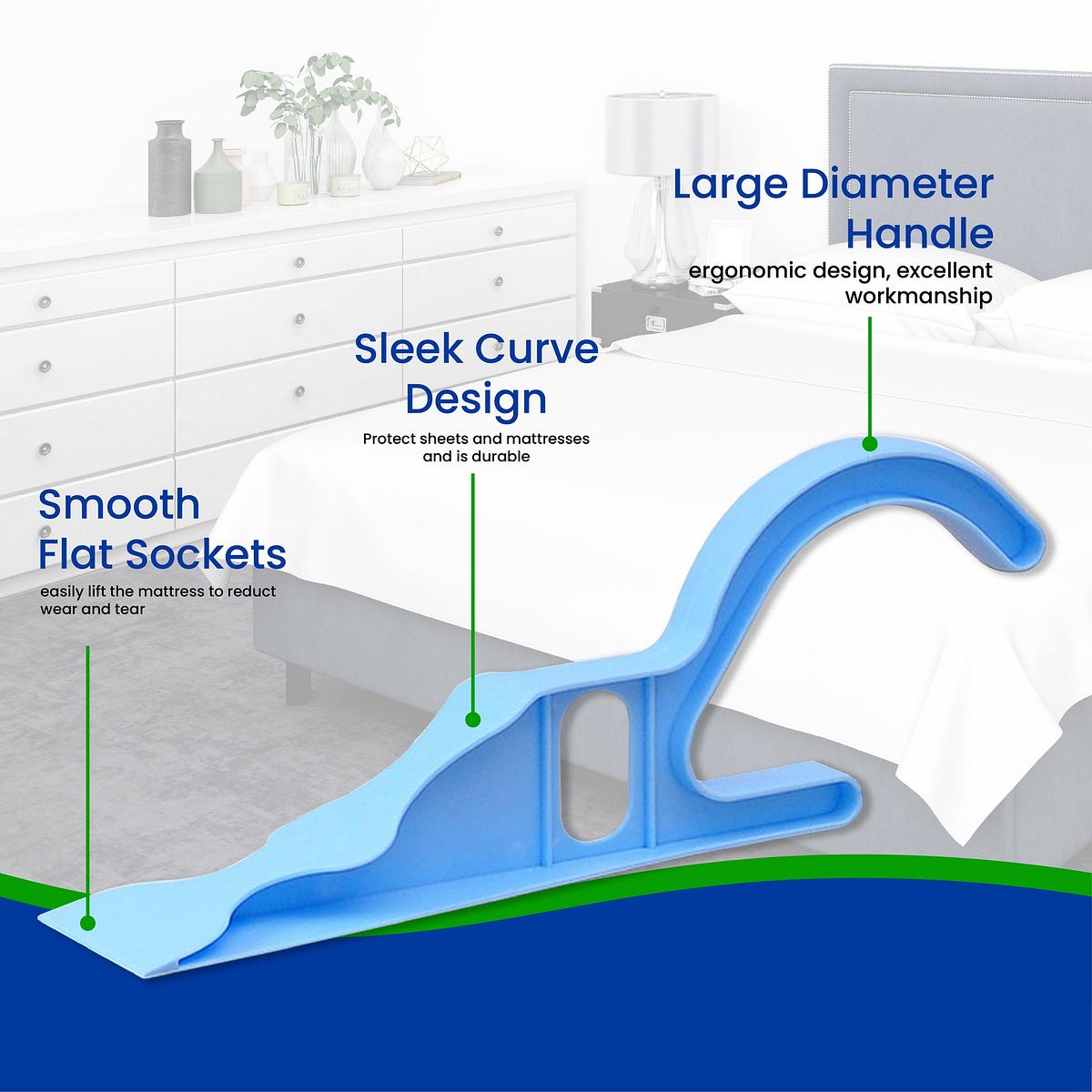 Mattress Lifter and sheet tucker Mattress Lifter Medium