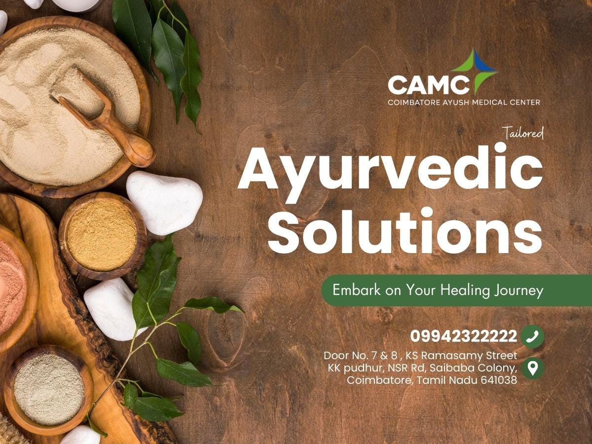 Natural Wellness — Ayurveda Treatment in Coimbatore by Coimbatore