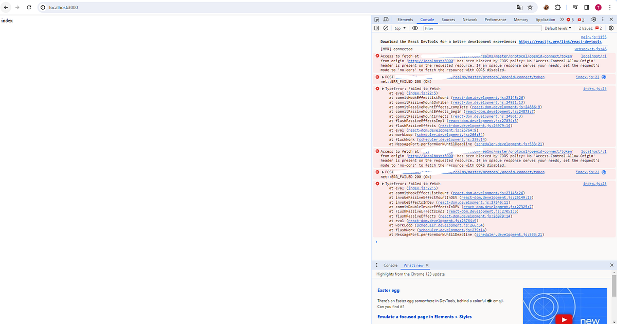วิธีแก้ปัญหา Keycloak Cors Policy “No Accesscontrolalloworigin