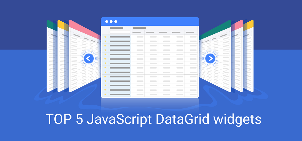 TOP 5 JavaScript DataGrid Widgets | by Webix JavaScript UI library | Medium