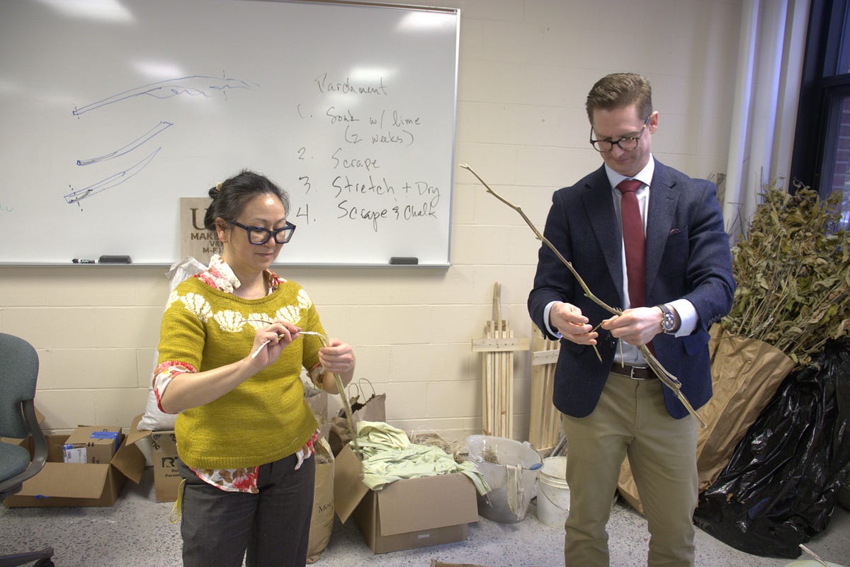 Parchment Making Process Medieval Parchment Making at UMD - Charlie Lane - Medium