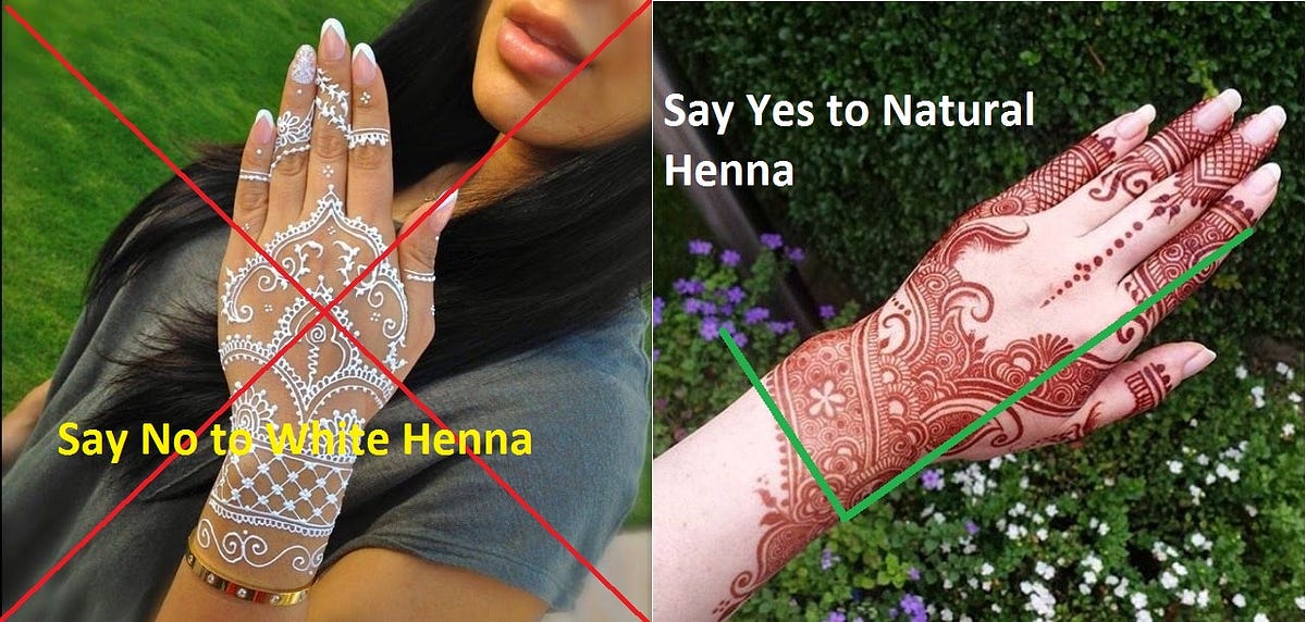Is White Henna Safe for Skin?. Yes, white henna tattoos or body art