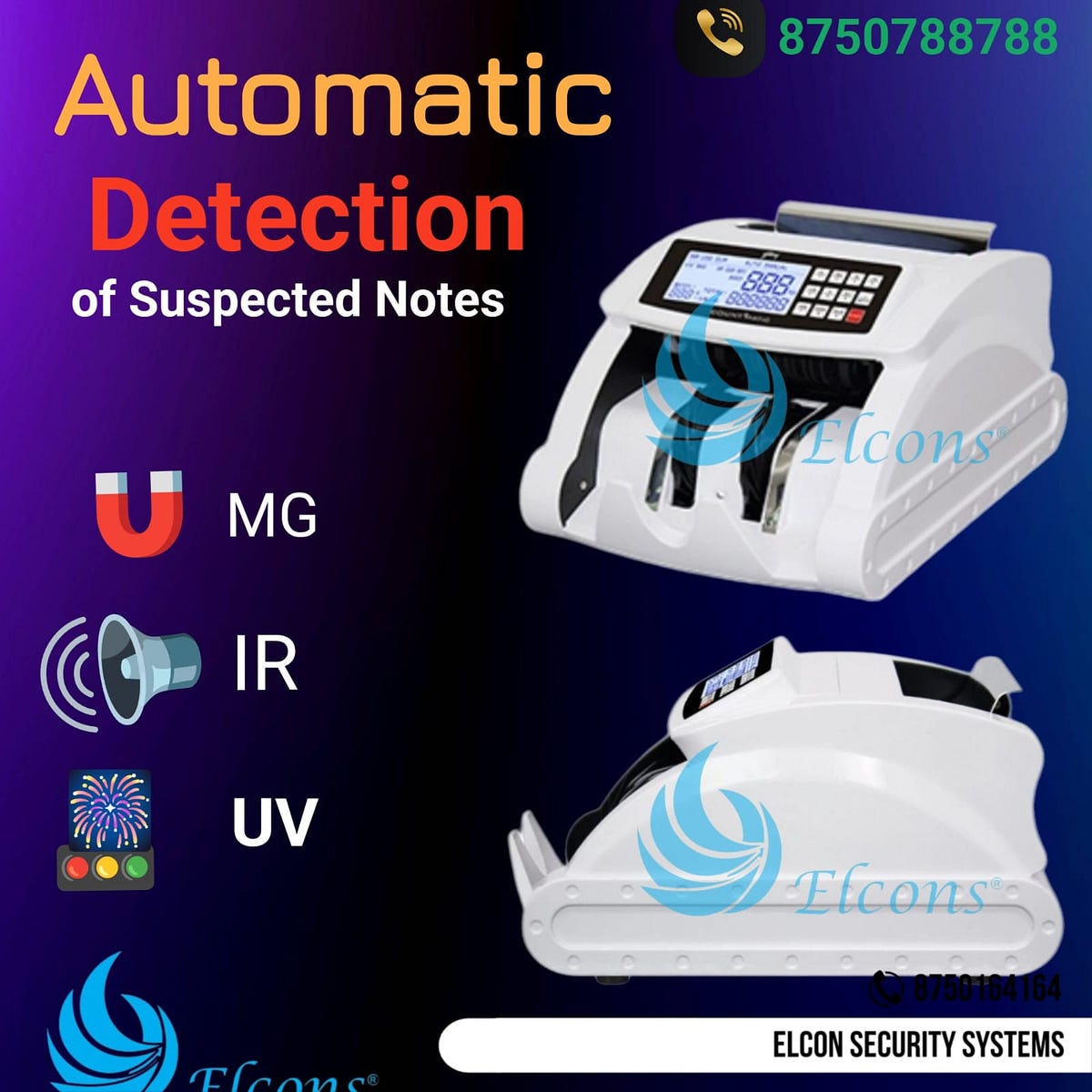 ALL KINDS OF NOTE COUNTING MACHINE AVAILABLE - Elcon Security Systems ...