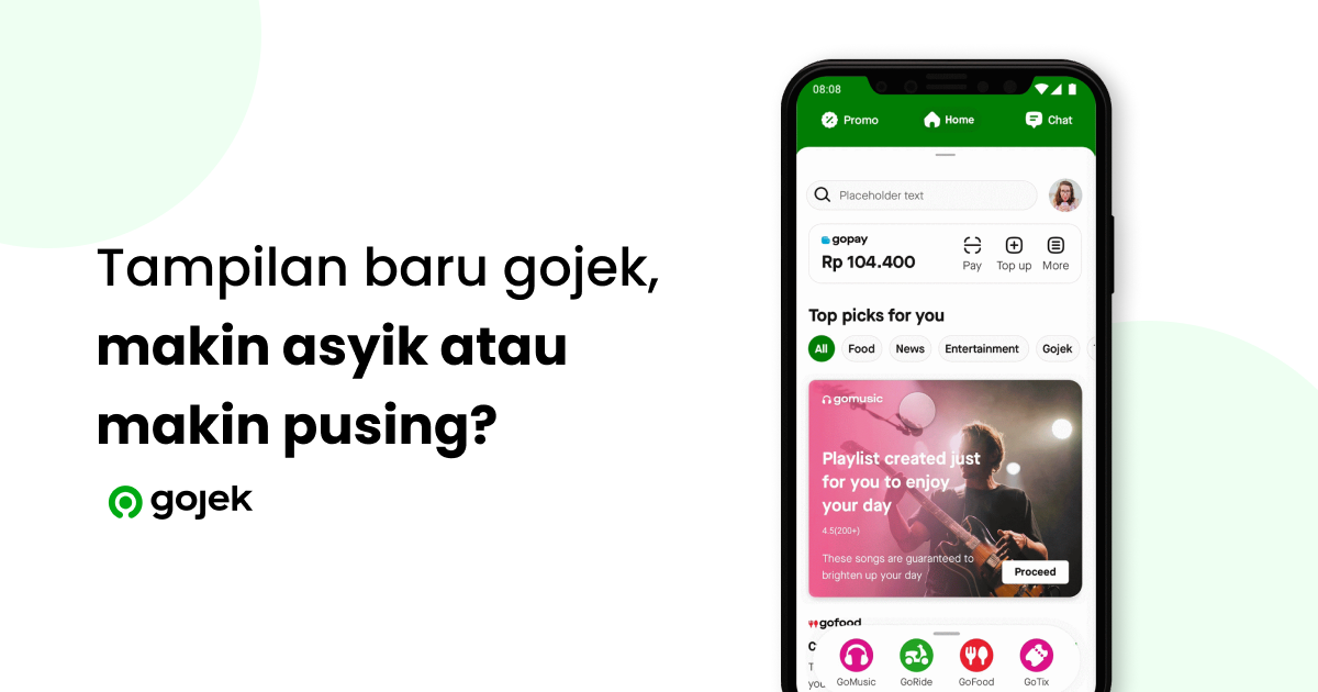 Mengupas UI UX Dari Gojek Makin Asyik Atau Makin Pusing By Gallang 