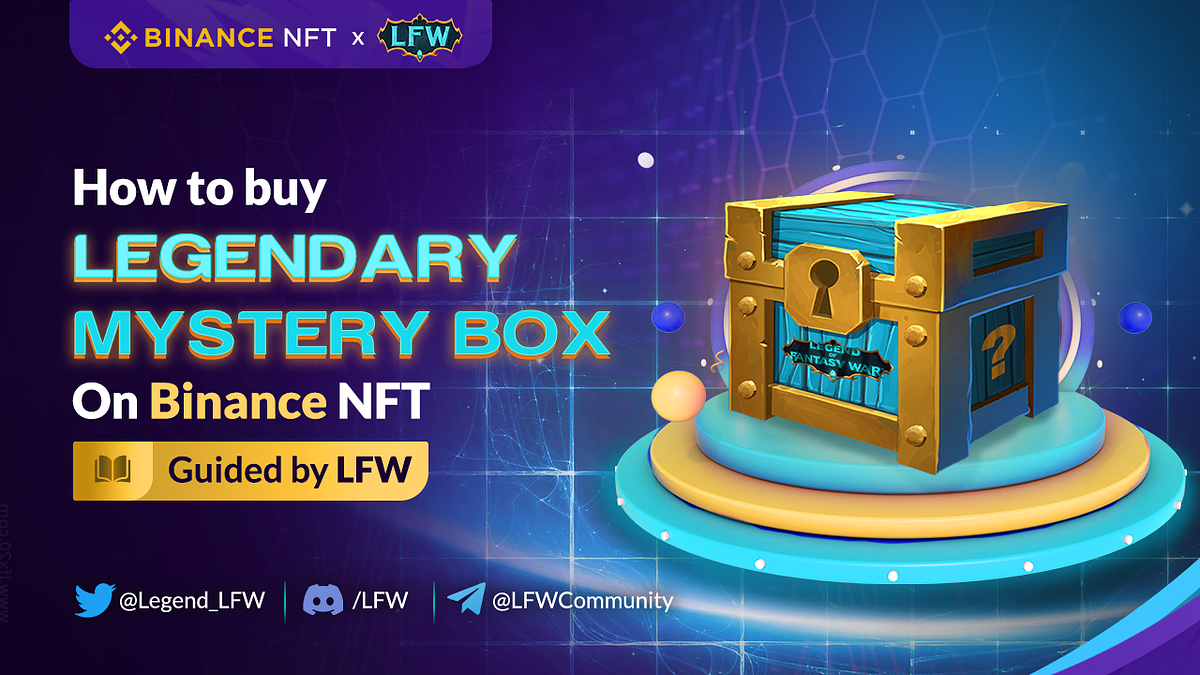 StepbyStep Guidance HowToBuy LFW Legendary Mystery Box on Binance NFT by Hookrook LFW