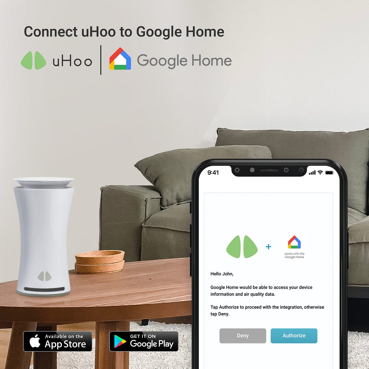 Manage your air quality with Google Home and uHoo IAQ Sensor uHoo