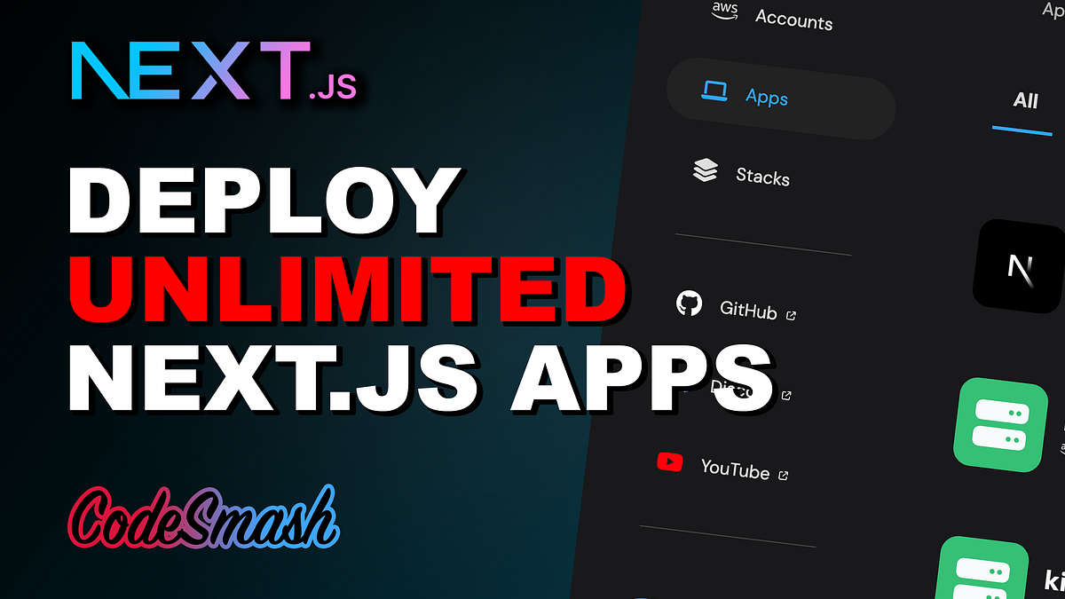 Replace Vercel with CodeSmash for your Next.js apps by Mario Stopfer