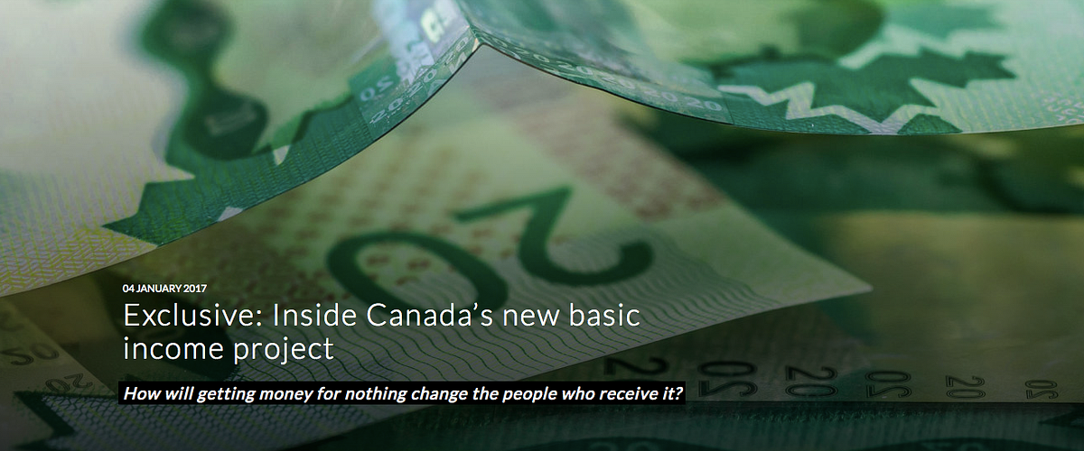 Exclusive: Inside Canada’s new basic income project | by Apolitical ...