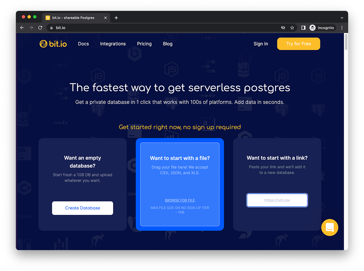 bit.io Launches Serverless Postgres | by Adam Fletcher | bit.io