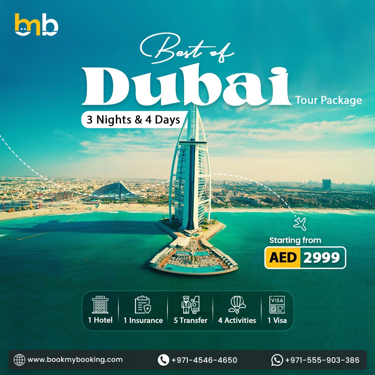 3 Days Dubai Tour Package: Unforgettable Arabian Adventure