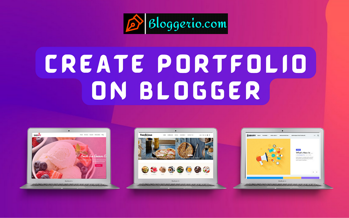 Create A Portfolio Website Using Portfolio Blogger Templates By Amir 
