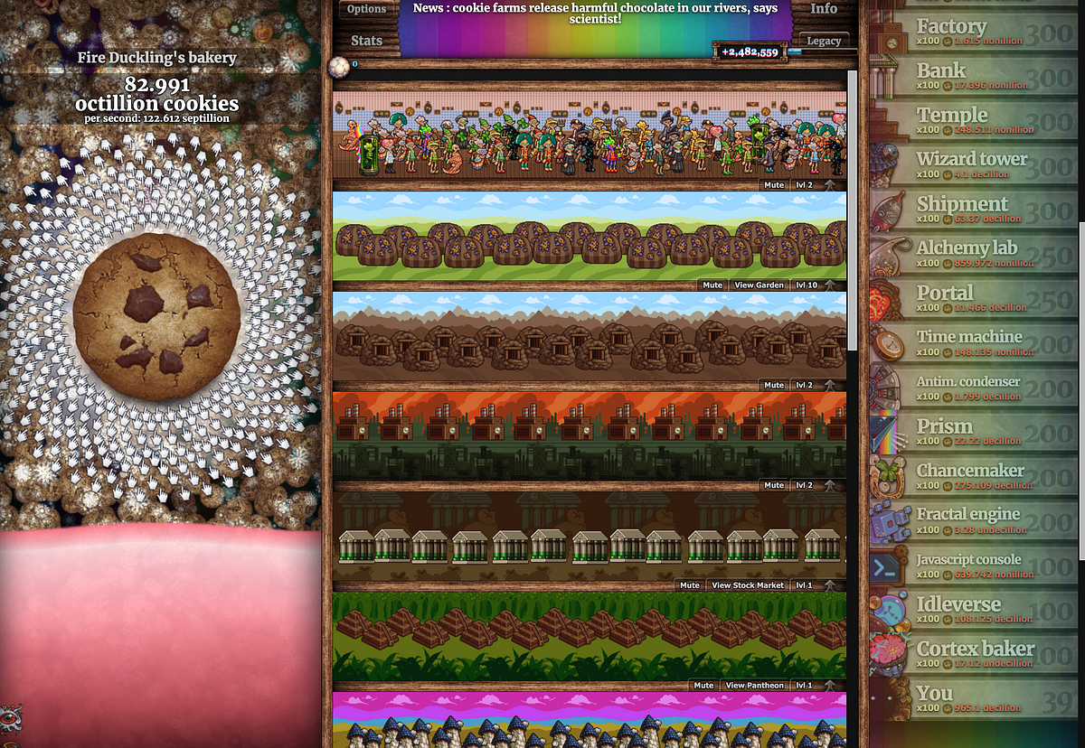 COOKIES EVERYWHERE  Cookie Clicker #1 